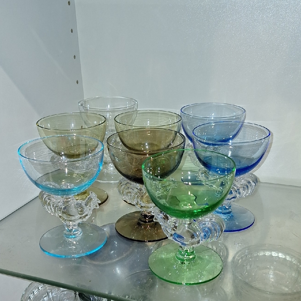 Cocktail Glass Rooster Collection - Picture 3 of 12
